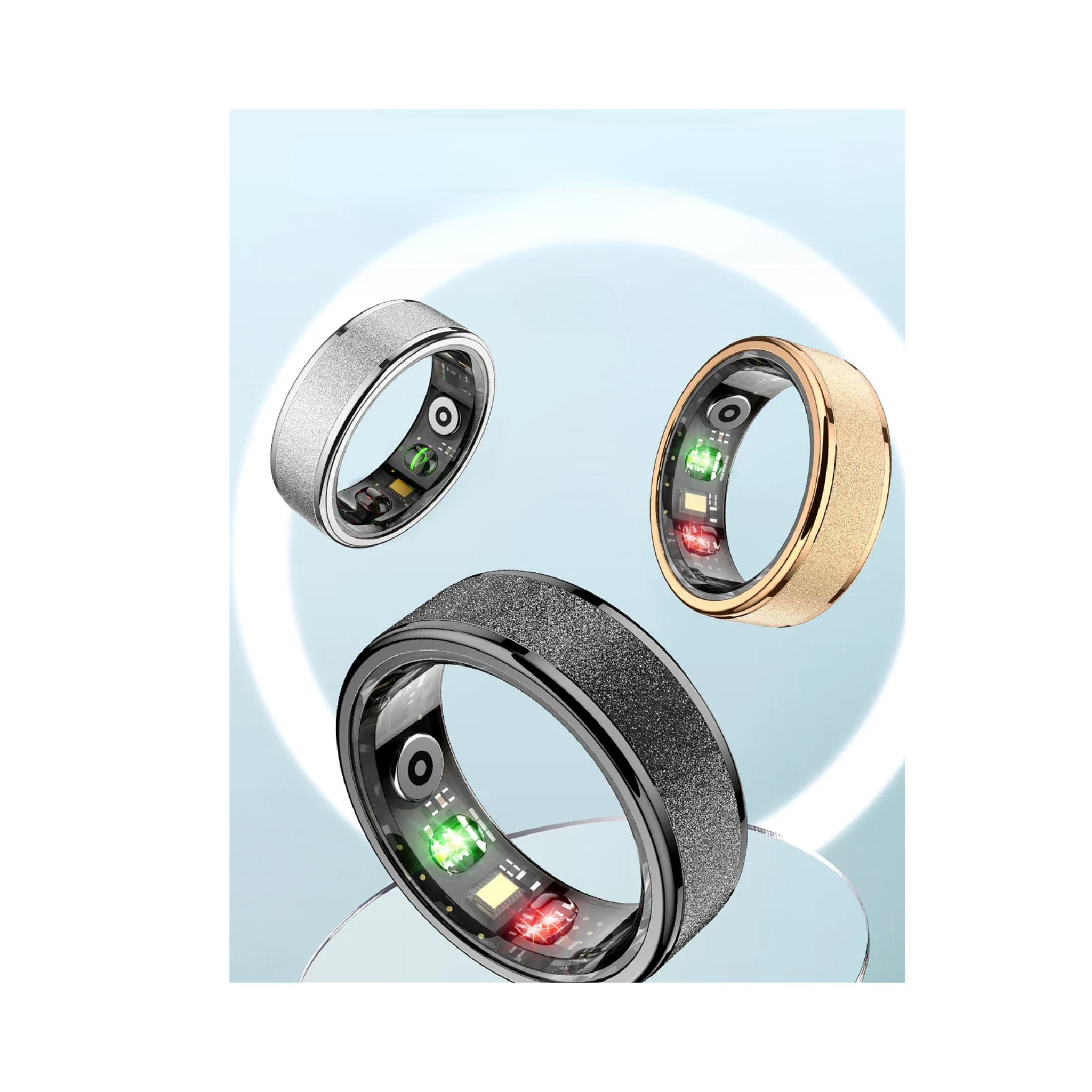 2024 COLMI R10 Smart Ring Men Women, Smartring With Charging Case, Health and Sleep Monitor, 5ATM Waterproof For Xiaomi Phone