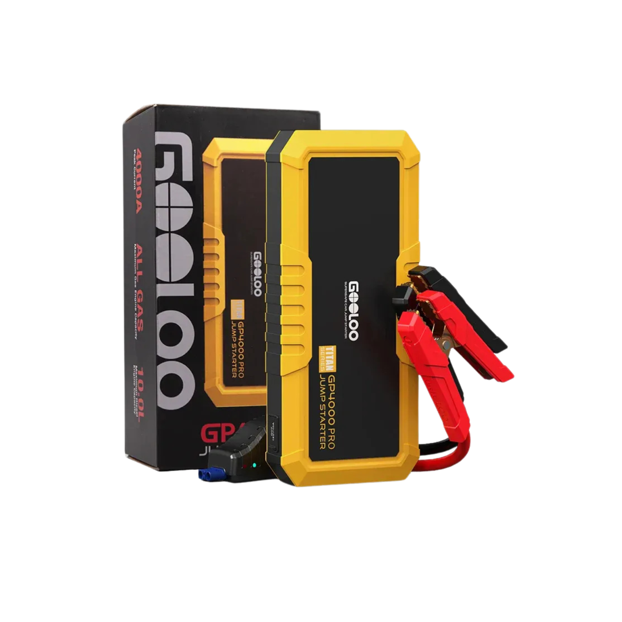 GOOLOO 4000A Start Power Bank 26800mAh Jump Starter Car Booster External Battery 12V Starting Device for Petrol Diesel Powerbank
