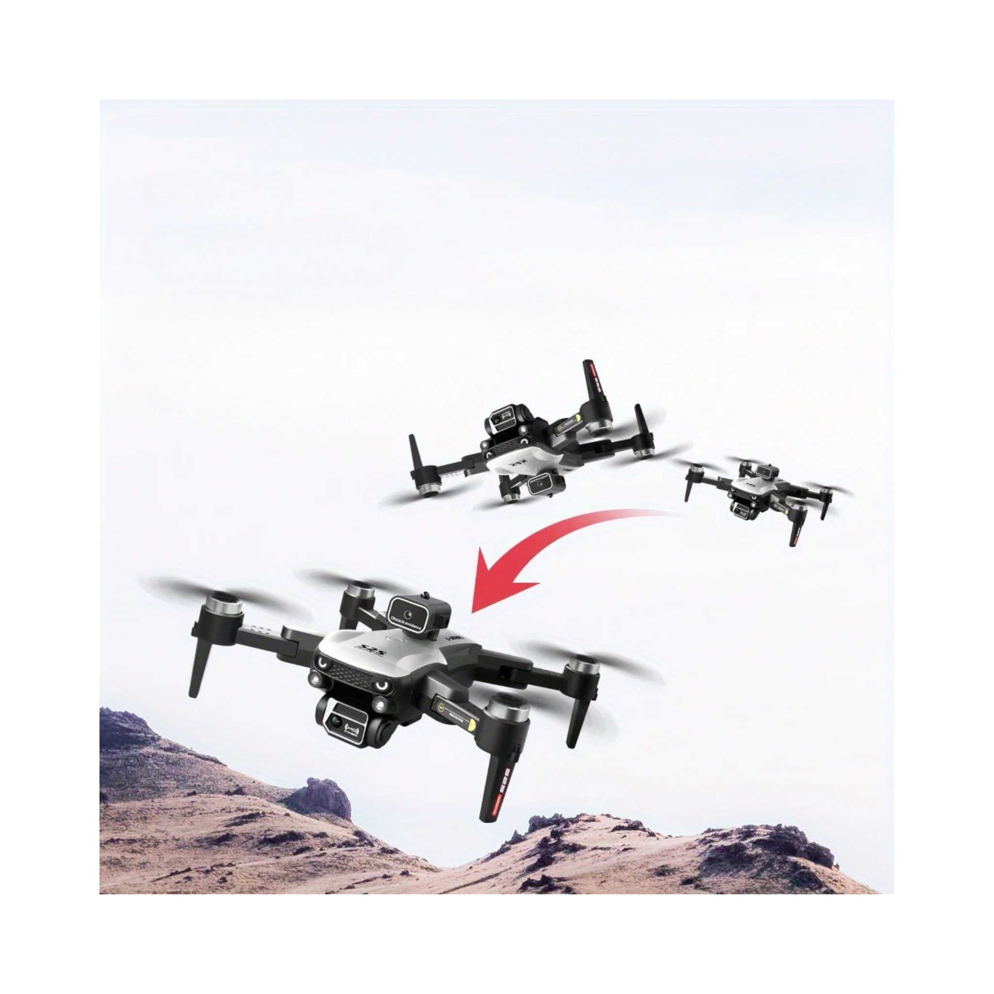 S2S Foldable Quadcopter With HD Dual Camera