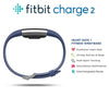 Fitbit Charge 2 Fitness Tracker Smart Wristband Heart Rate Monitor Sleep Steps Call Reminder GPS Sports Watch for iOS Android
