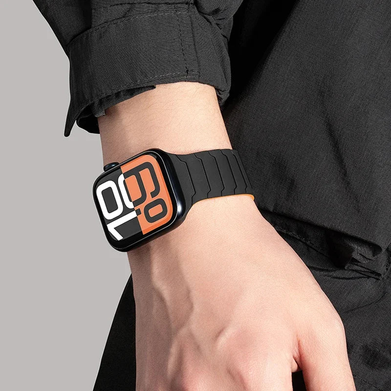 JDFANS Silicone Sport Band for Apple Watch – Unisex Strap for All Series and Sizes