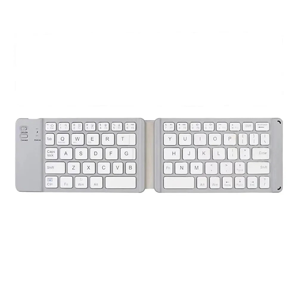 Portable Foldable Bluetooth Keyboard - Ultra-Thin Wireless 67 Keys for iPad Tablet | Basketol