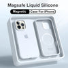 Luxury Liquid Silicone MagSafe Case – iPhone 16 Pro Max / 15 / 14 / 13 Series