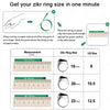 2024 IQibla Smart Zikr Ring – Digital Tasbih Counter with Prayer Time Alerts
