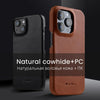 Luxury Oil Wax Leather Phone Case – Handmade Genuine Cowhide Protection