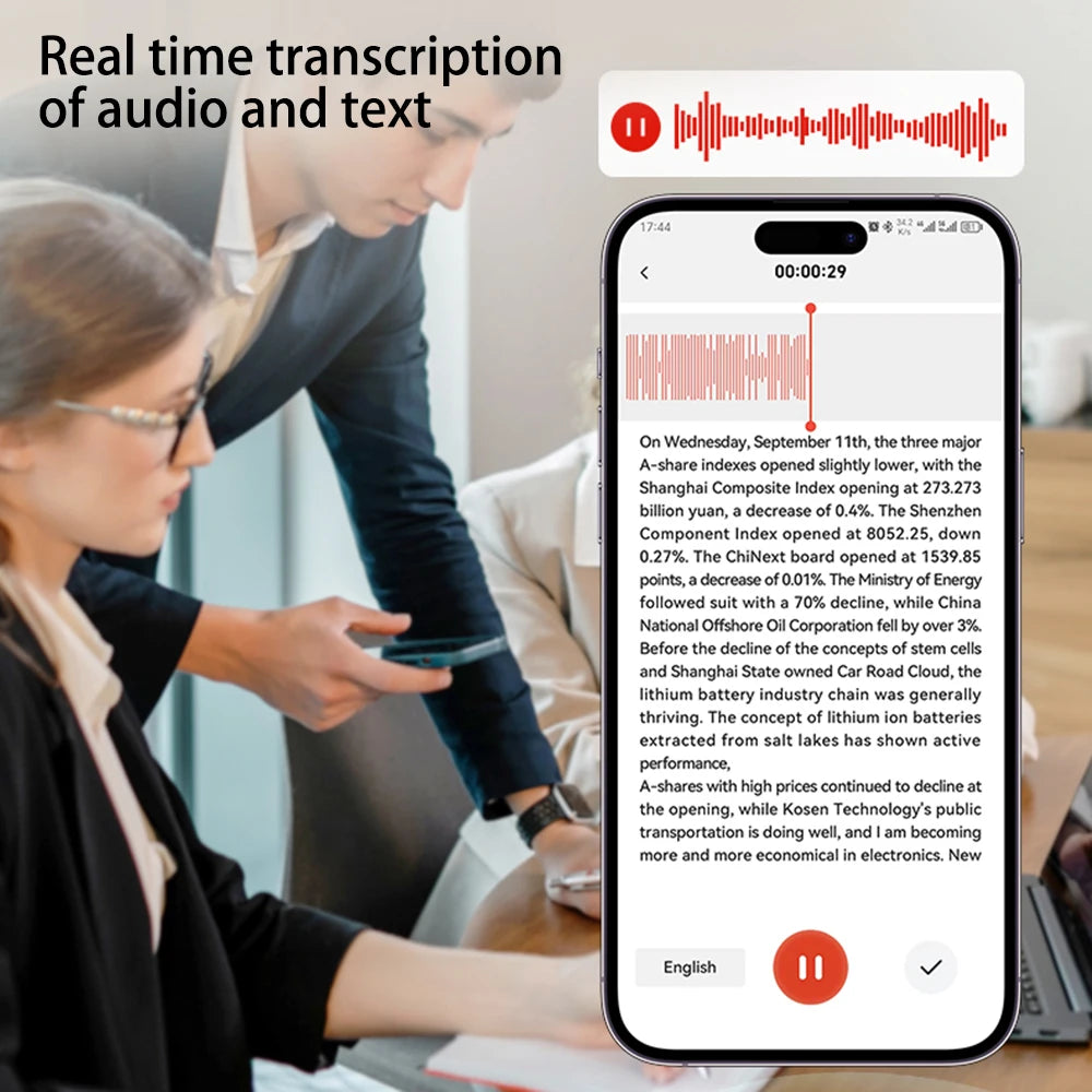 New8-128GB AI ChatGPT-4 Intelligent Voice Recorder.