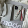 RHODE Lipstick Holder Silicone Phone Case – Luxury Candy Color Cover with Gift Box | For iPhone 11–16 Series