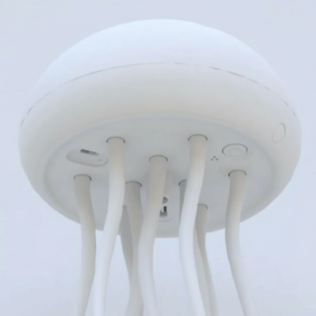 Dancing Jellyfish Night Light Controls