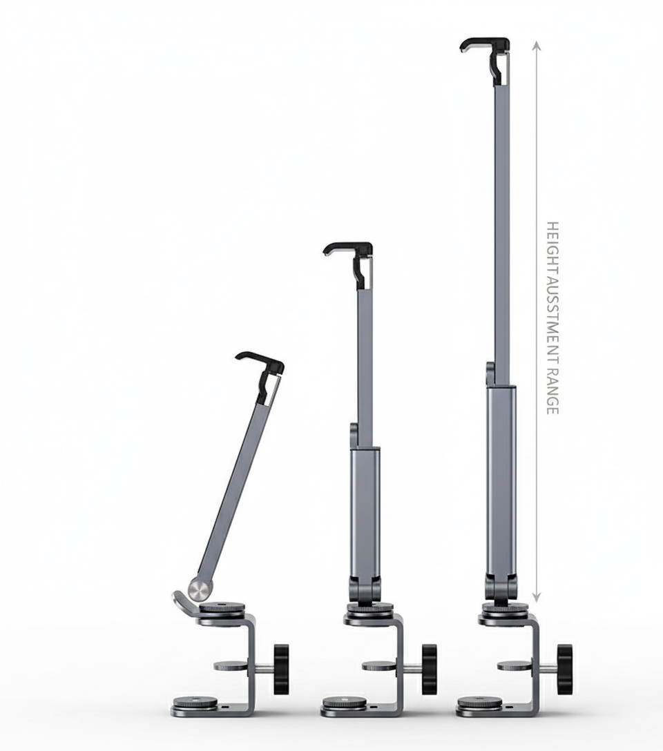 Desktop Computer Support Bracket Side View