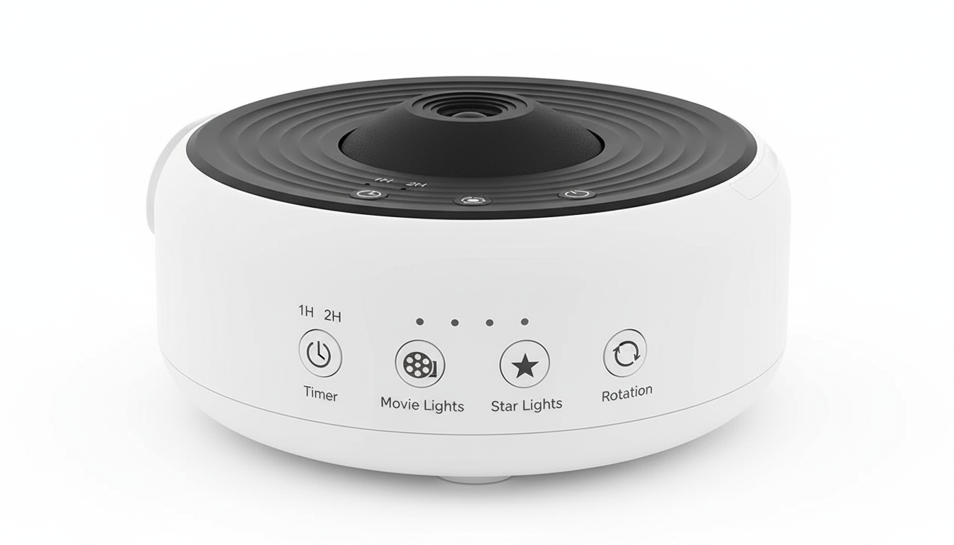 Galaxy Projector Night Light Controls