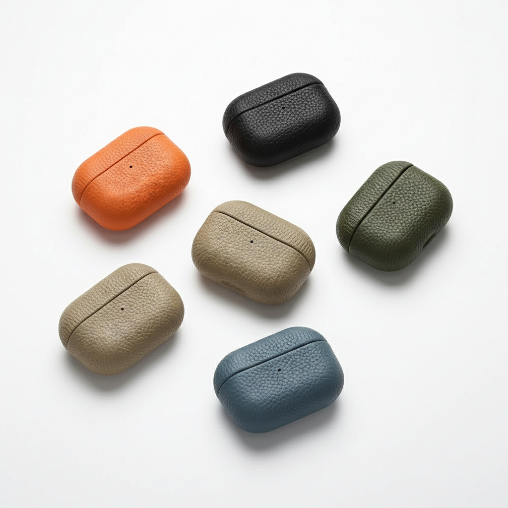 Genuine Leather AirPods Case