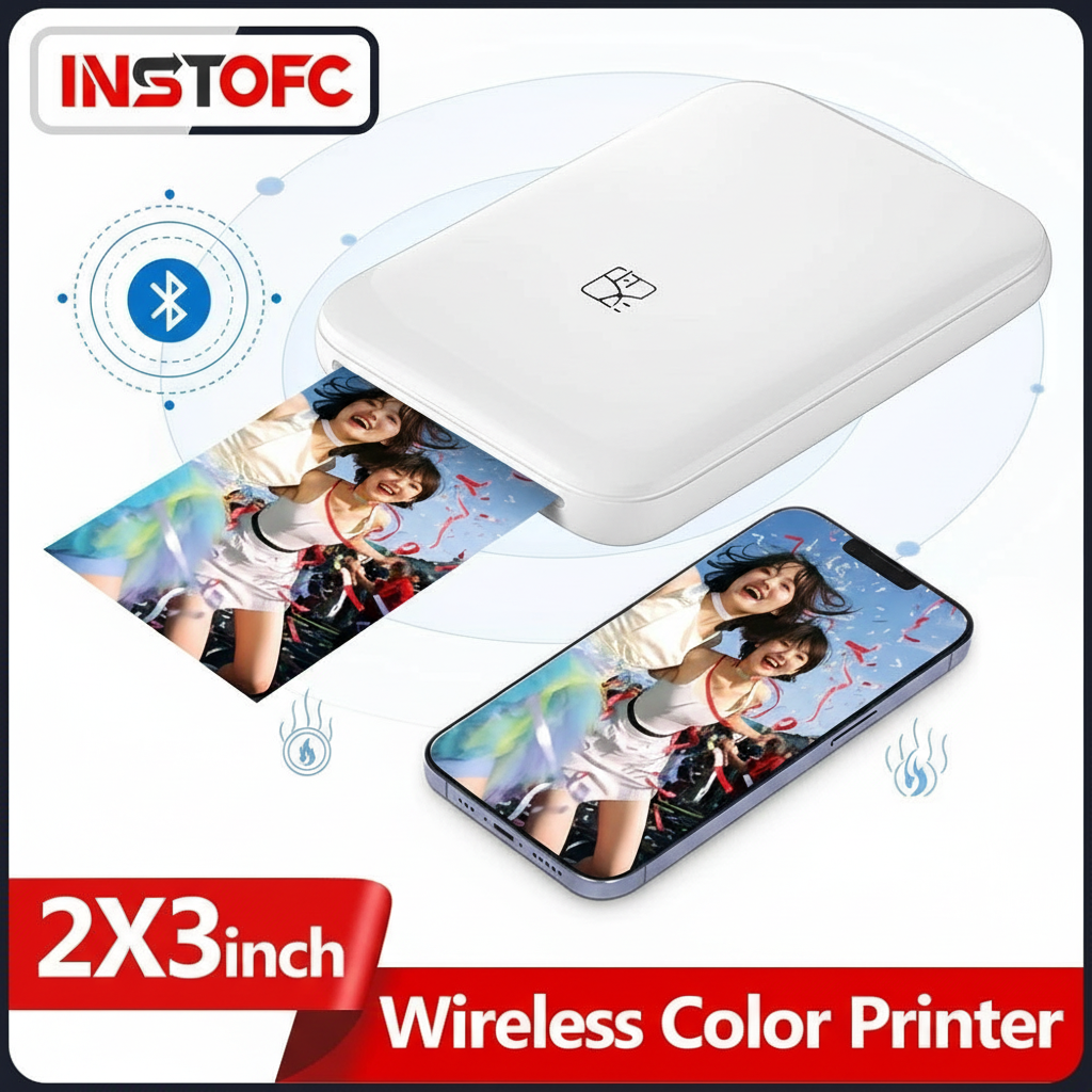 HPRT MT53 Photo Printer Angled View