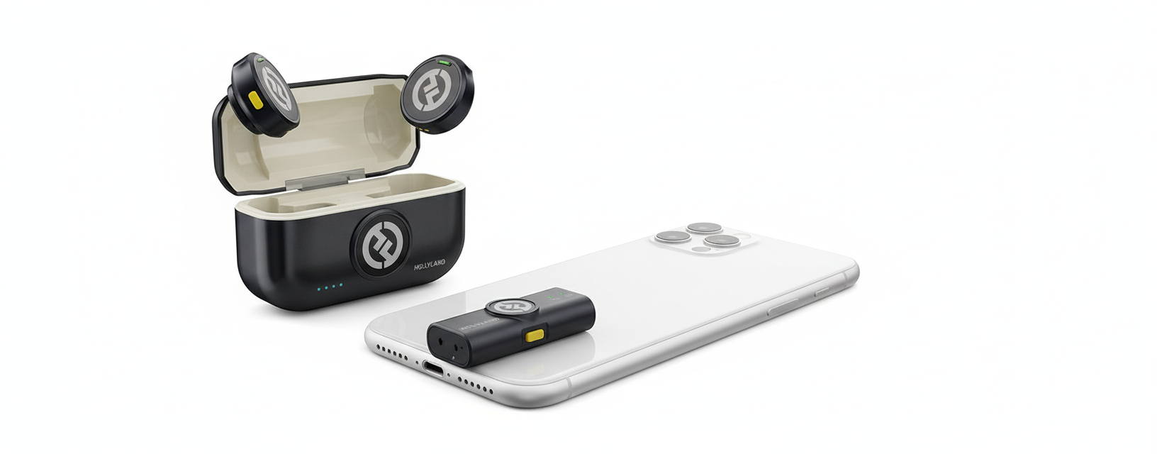 Hollyland Lark M2 Wireless Microphone System - Ultra-Light Pro-Grade