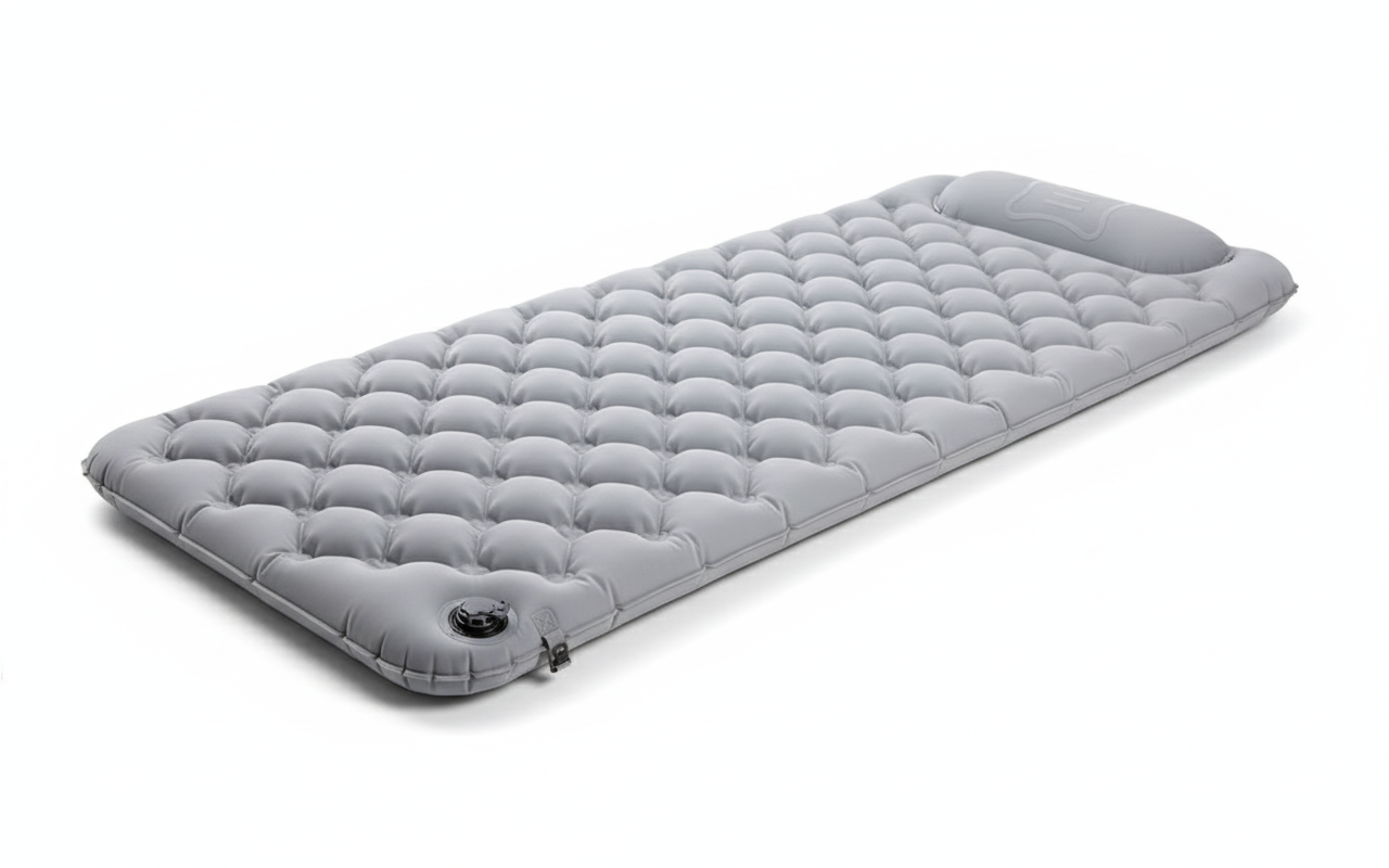 PACOONE Ultralight Camping Mattress with Built-in Inflator Pump