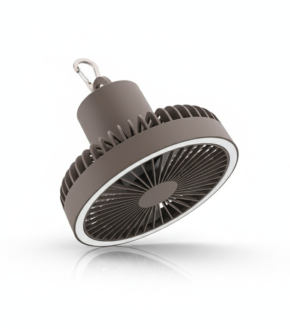 Portable Mini Fan with LED Light