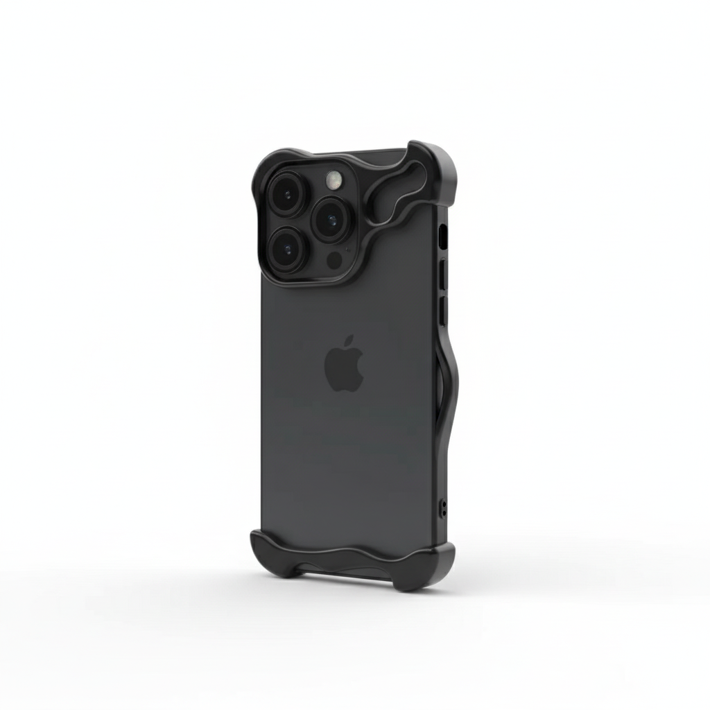 Irregular Metal Bumper iPhone Case