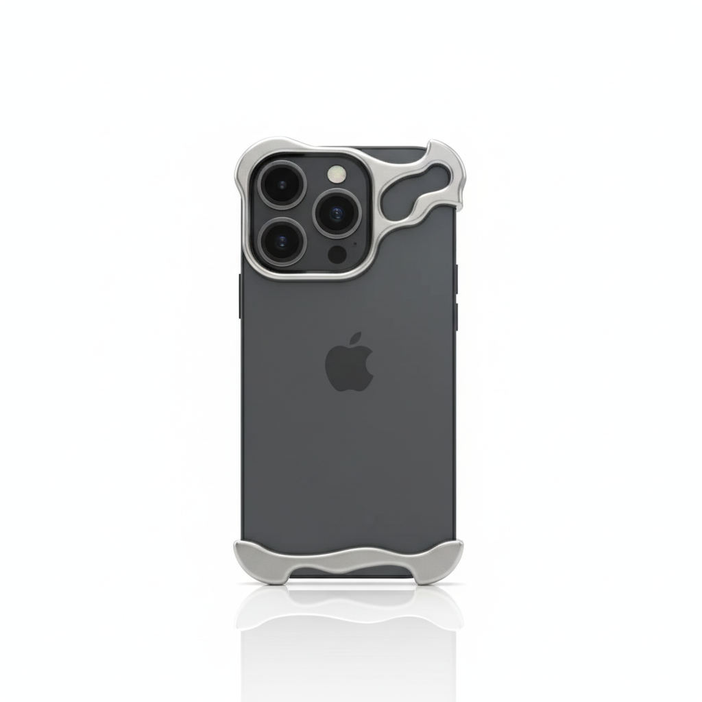 Irregular Metal Bumper iPhone Case