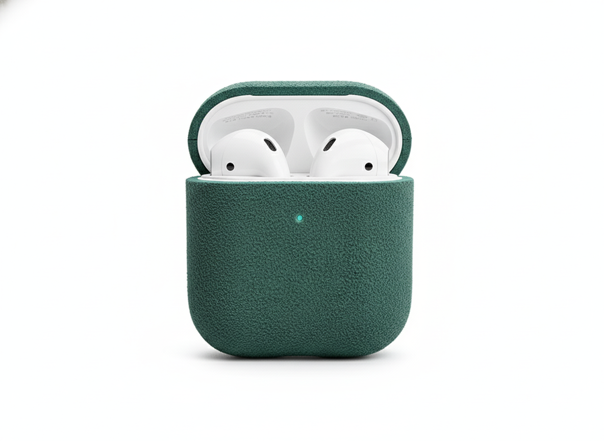 Italian Suede Leather AirPods Case