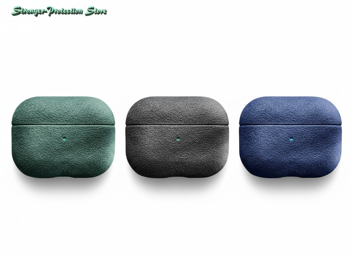 Italian Suede Leather AirPods Case