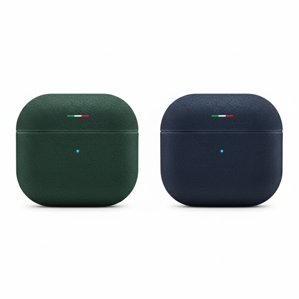 Italian Suede Leather AirPods Case