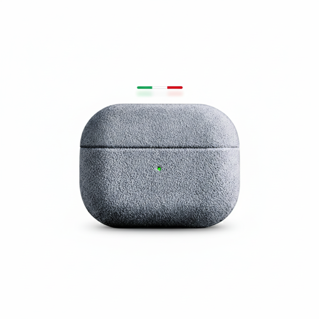 Italian Suede Leather AirPods Case